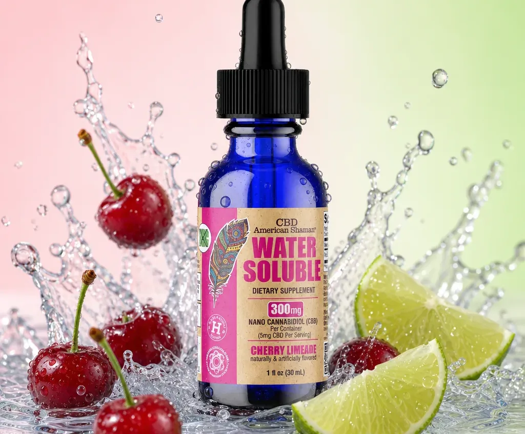 American Shaman Water Soluble CBD, Hemp Oil THC Free