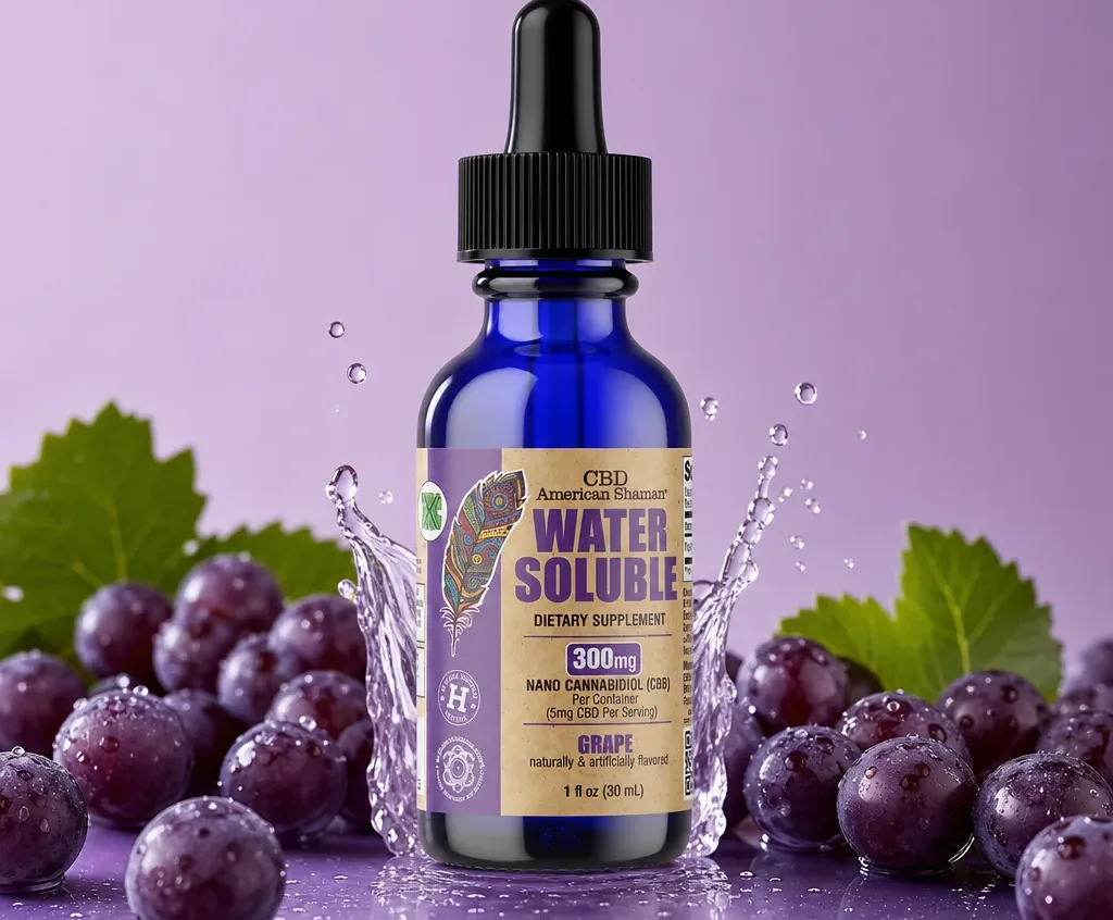 American Shaman Water Soluble CBD, Hemp Oil THC Free image 2