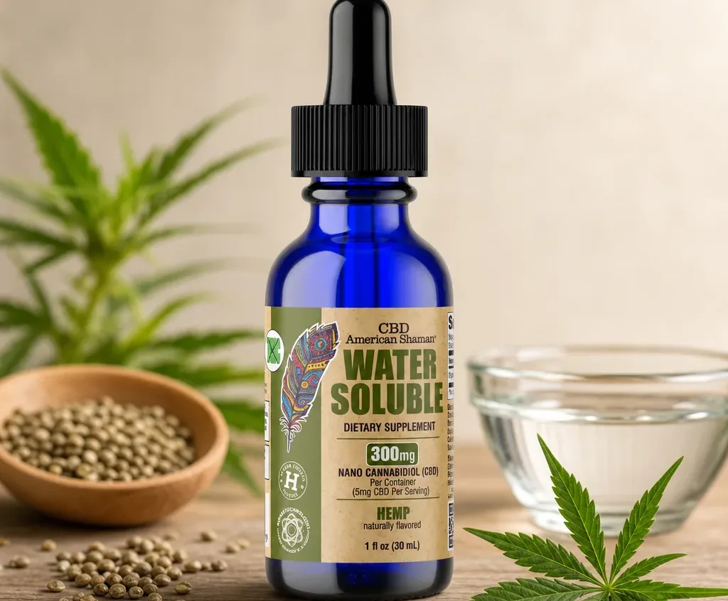 American Shaman Water Soluble CBD, Hemp Oil THC Free image 3