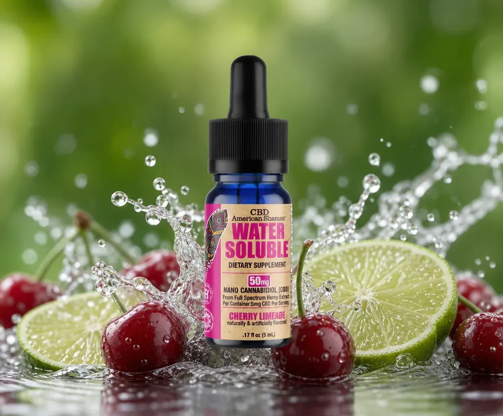 American Shaman Water Soluble, Full Spectrum Hemp Oil