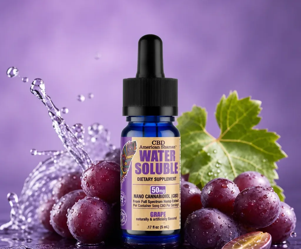American Shaman Water Soluble, Full Spectrum Hemp Oil image 2