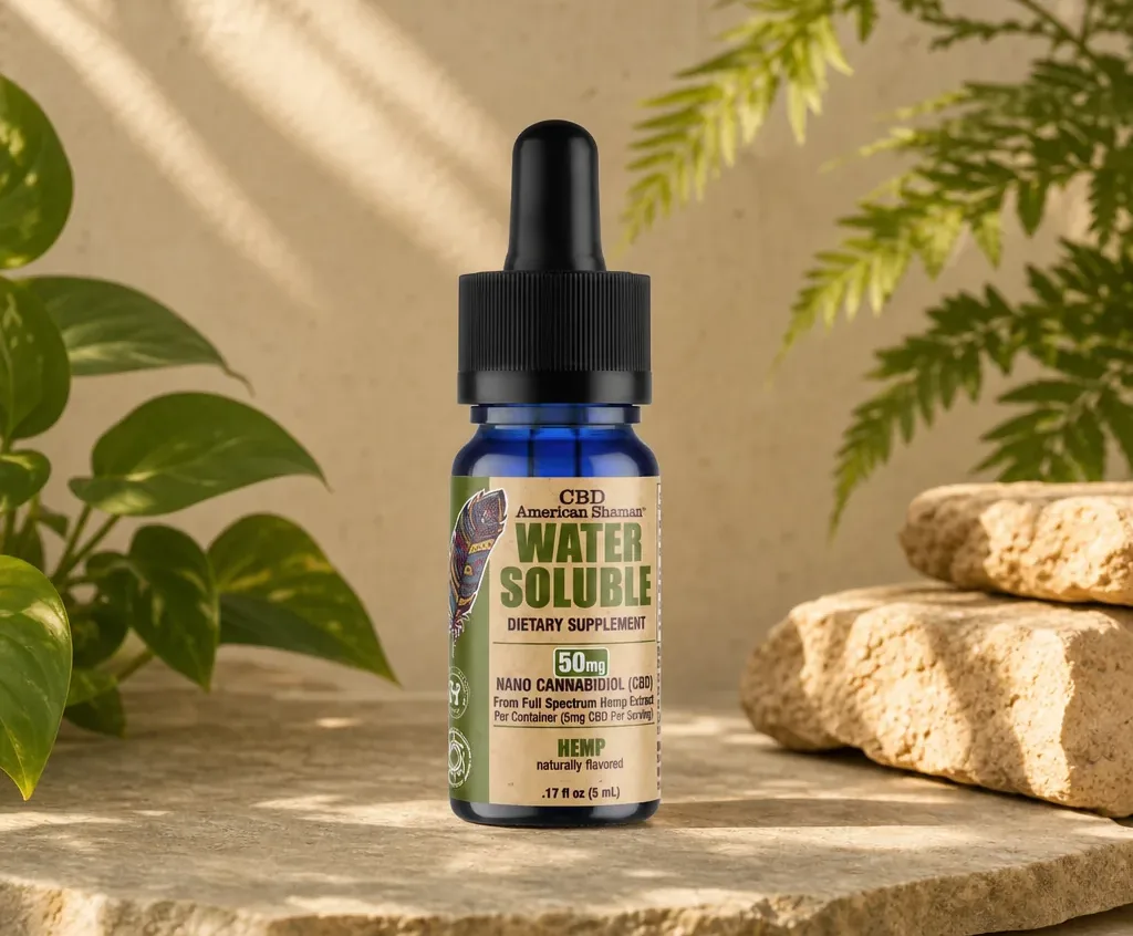 American Shaman Water Soluble, Full Spectrum Hemp Oil image 3