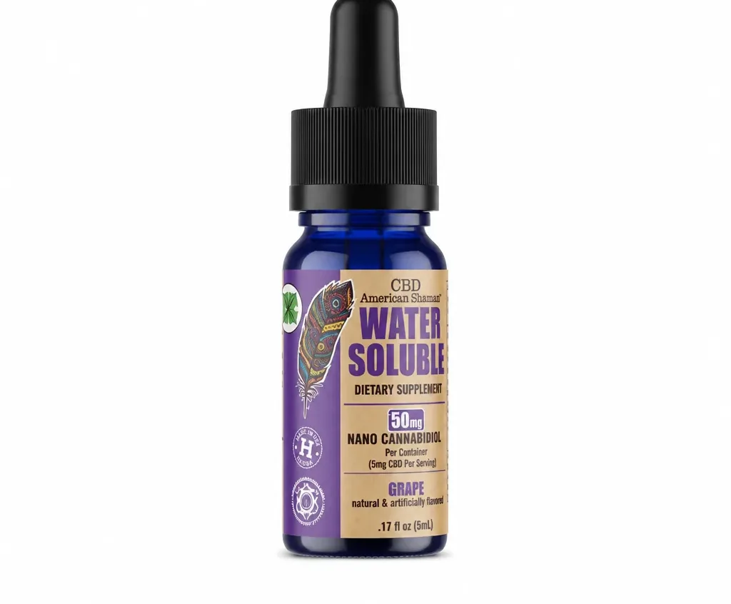 American Shaman Water Soluble, Hemp Oil THC Free image 2
