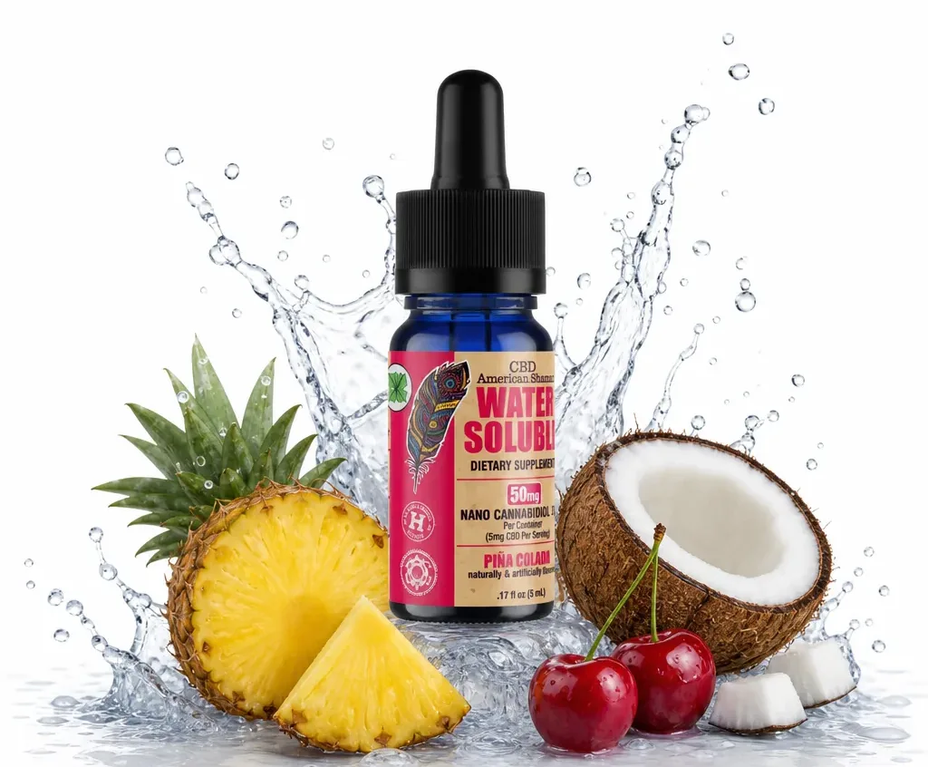 American Shaman Water Soluble, Hemp Oil THC Free image 5