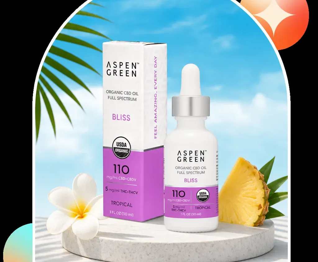Aspen Green Bliss Organic Full Spectrum CBD Oil