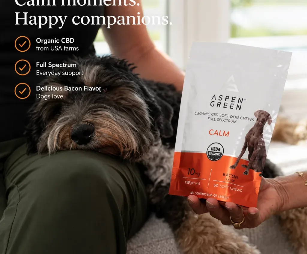 Aspen Green Calm Organic Full Spectrum CBD Soft Dog Chews image 3