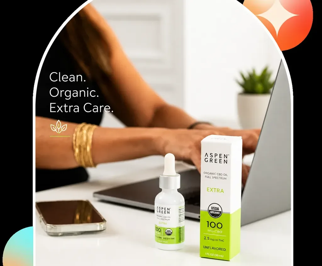 Aspen Green Extra Organic Full Spectrum CBD Oil - Unflavored image 2
