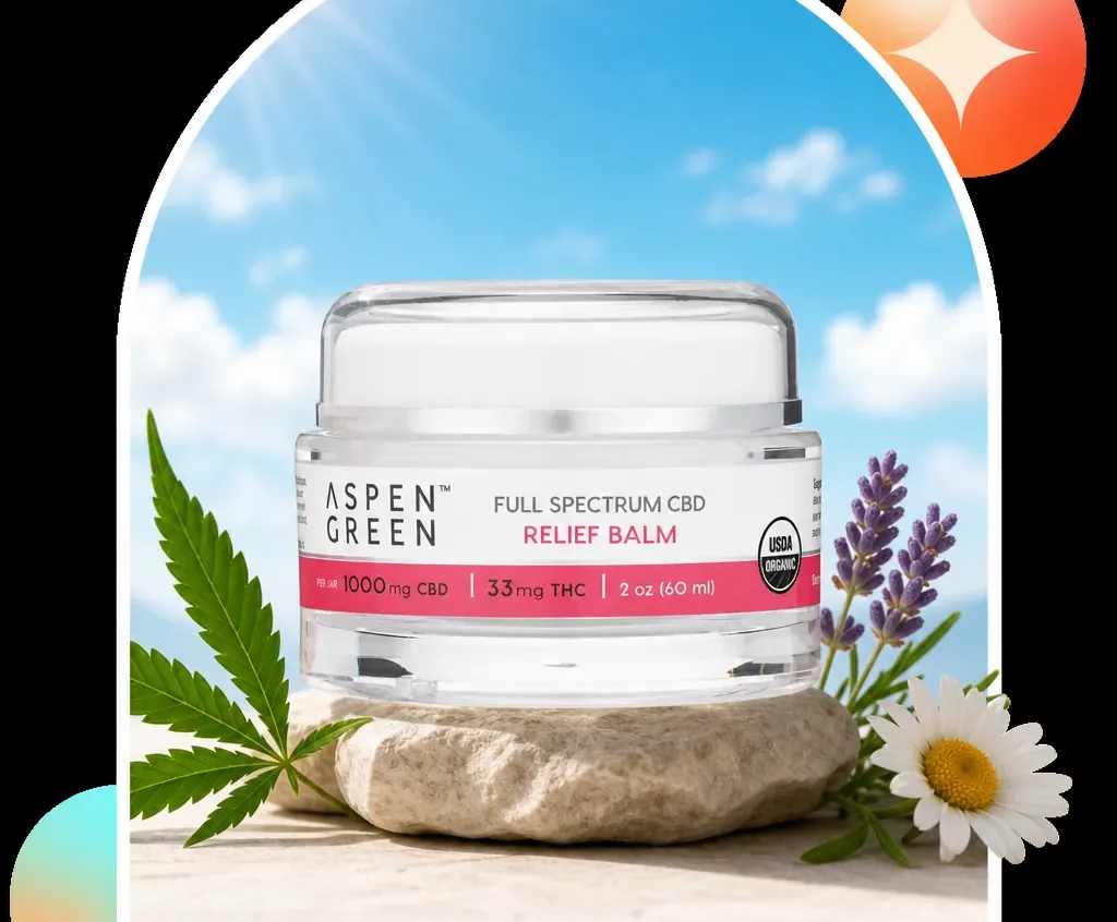 Aspen Green Relief Full Spectrum CBD Balm