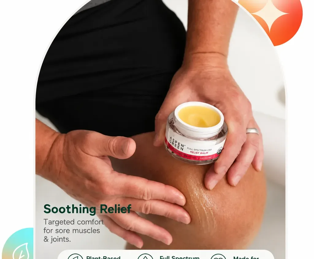 Aspen Green Relief Full Spectrum CBD Balm image 2