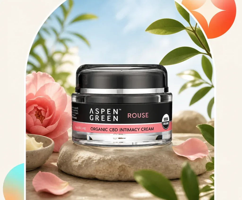 Aspen Green Rouse Organic Full Spectrum CBD Intimacy Cream