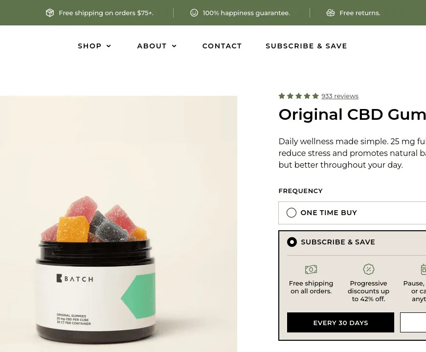 Batch Original CBD Gummies image 6