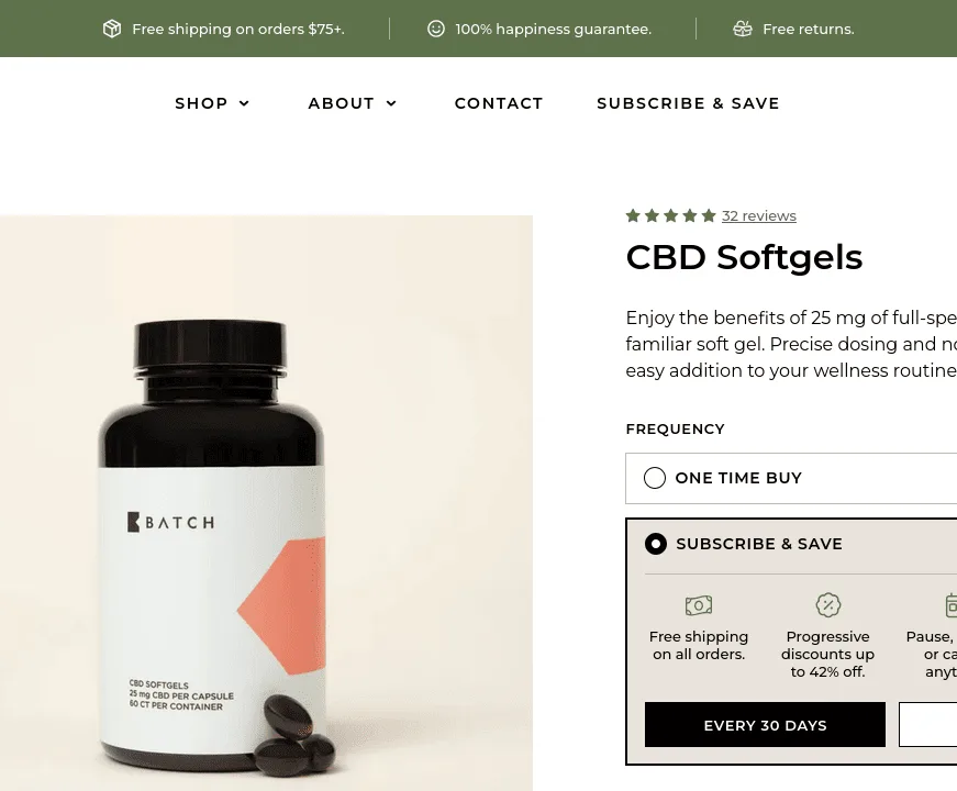 Batch CBD Softgels image 5