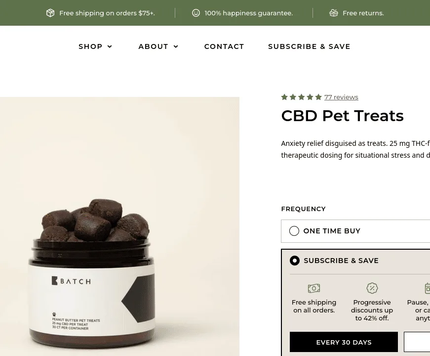 Batch CBD Pet Treats image 6