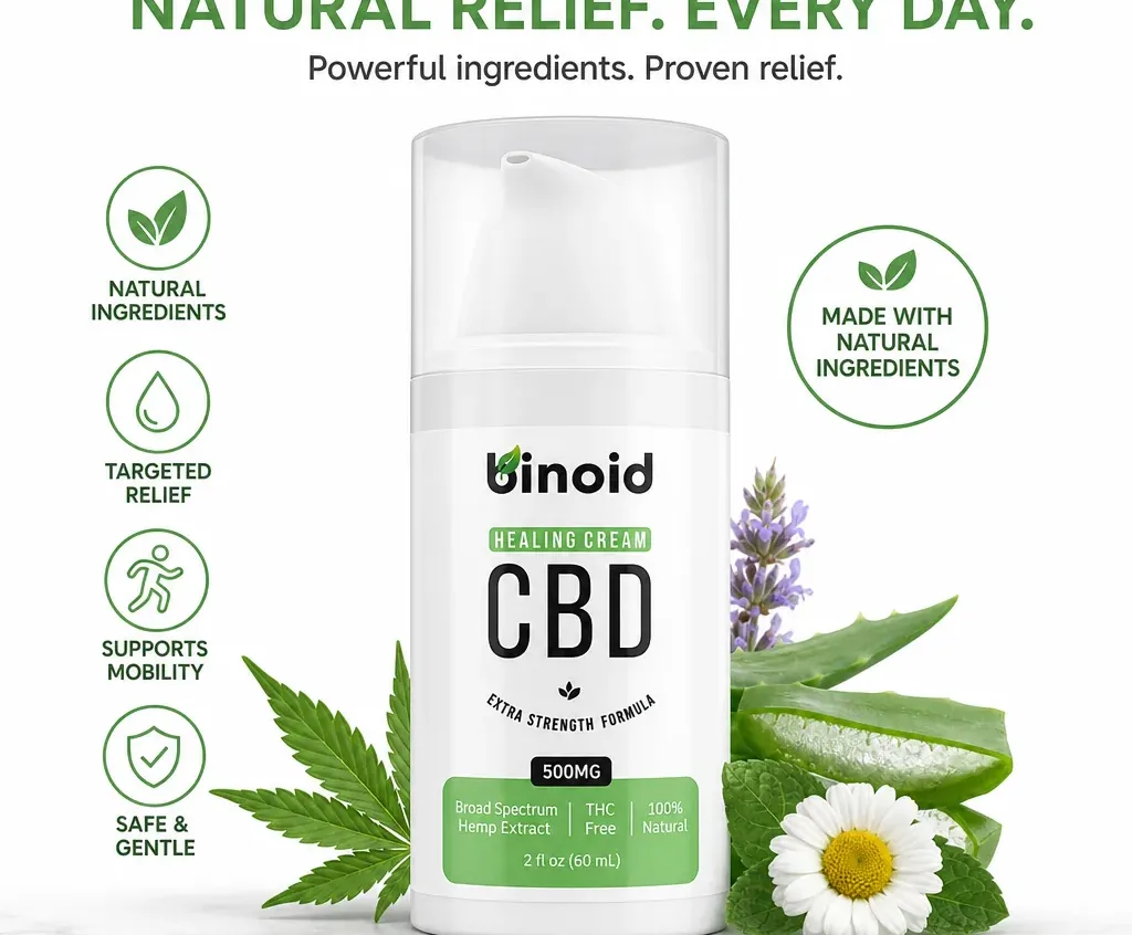 Binoid CBD Healing Cream - Extra Strength