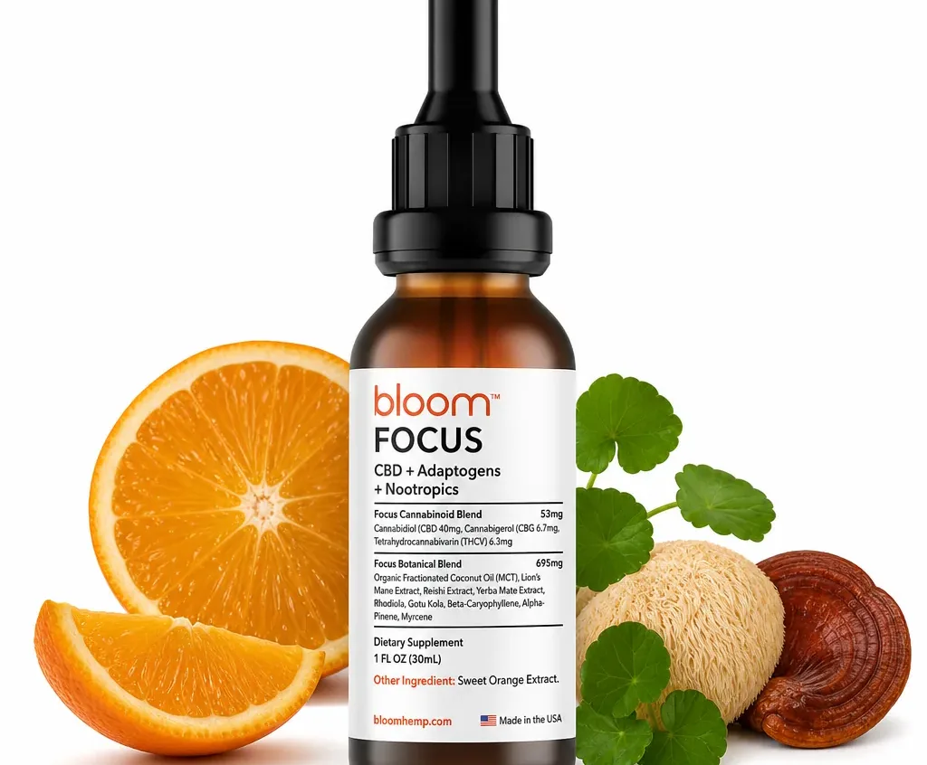 Bloom Hemp Advanced Focus Tincture image 3