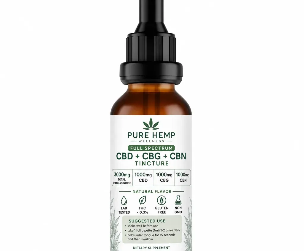 Bloom Hemp Advanced Trilogy Tincture image 2