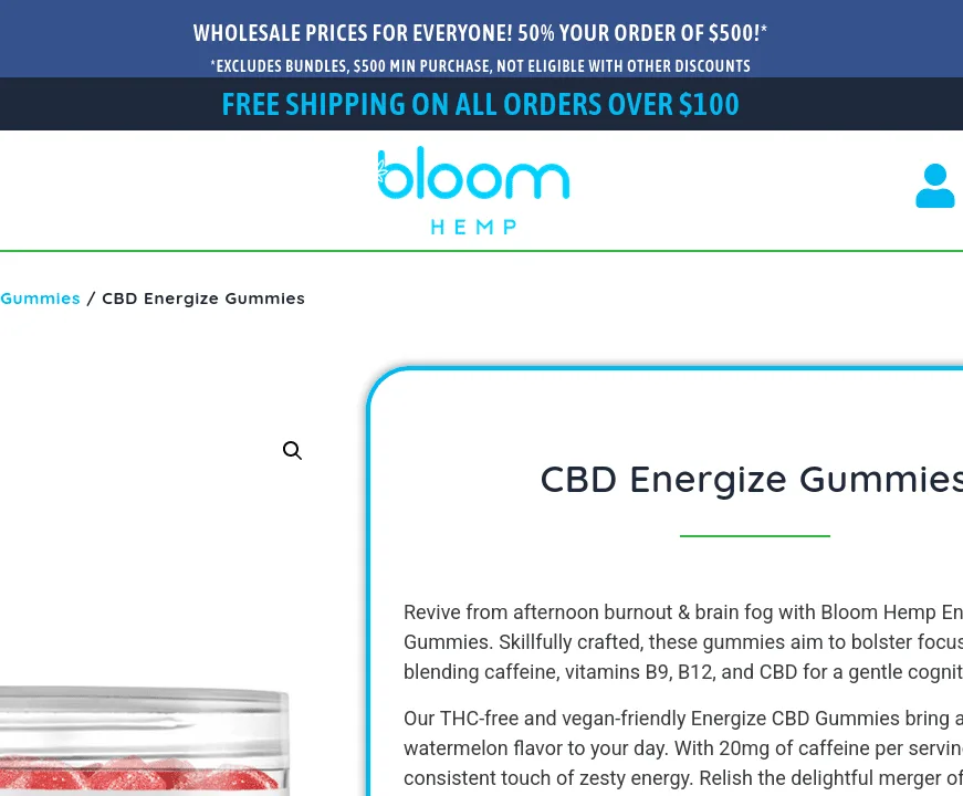 Bloom Hemp CBD Energize Gummies image 4