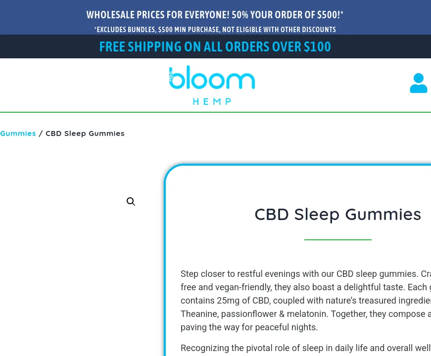 Bloom Hemp CBD Sleep Gummies image 4