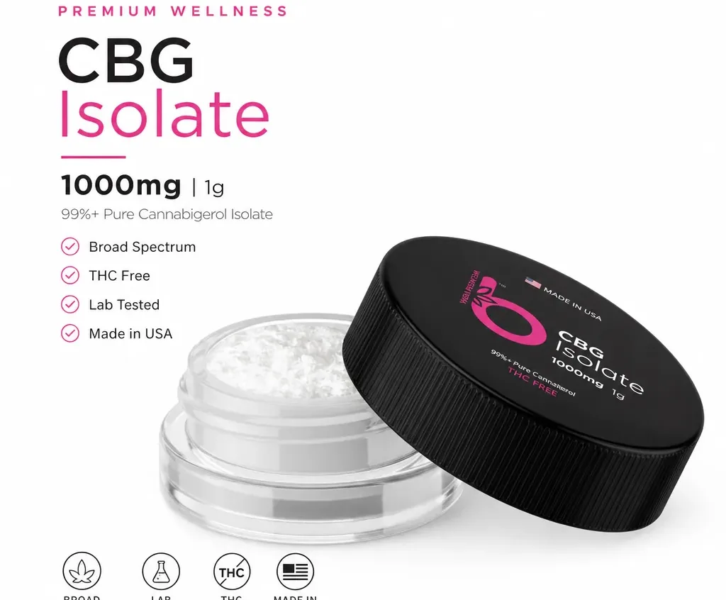 Bloom Hemp CBG Pure Isolate Powder