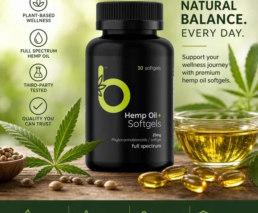 Bloom Hemp Fundamental Full Spectrum CBD Softgels image 2