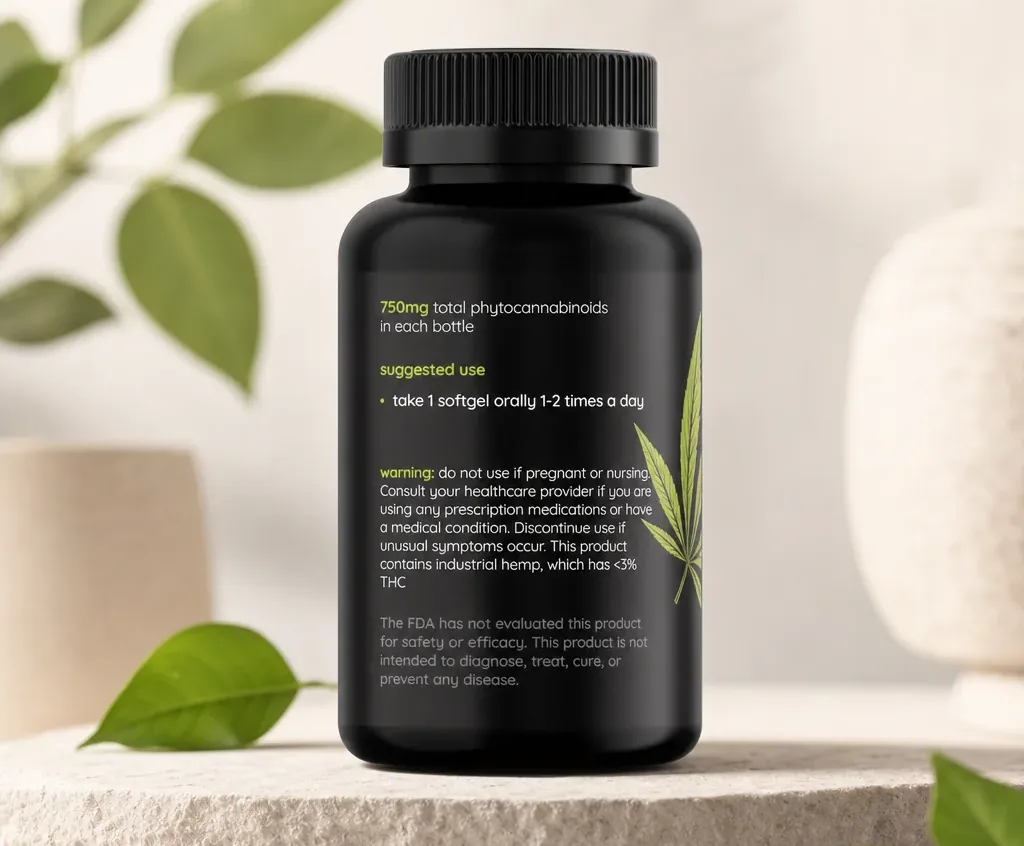 Bloom Hemp Fundamental Full Spectrum CBD Softgels image 4