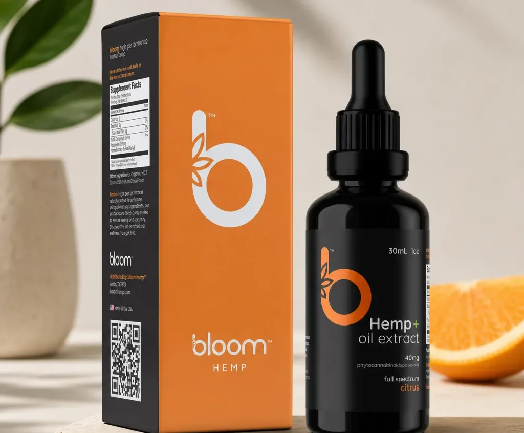 Bloom Hemp Fundamental Full Spectrum Citrus Tincture