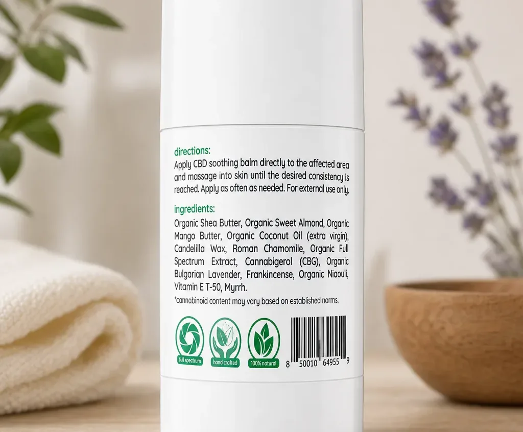 Bloom Hemp Soothing Balm Stick image 3