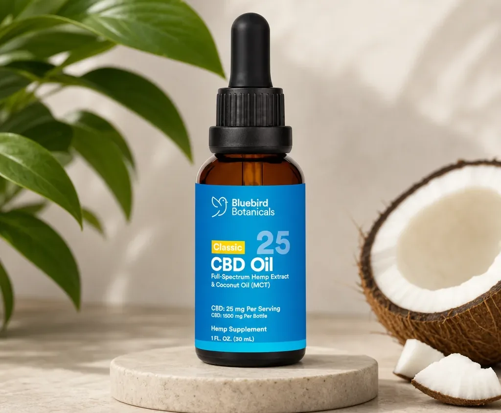 Bluebird Botanicals Classic CBD Oil - Extra Strength