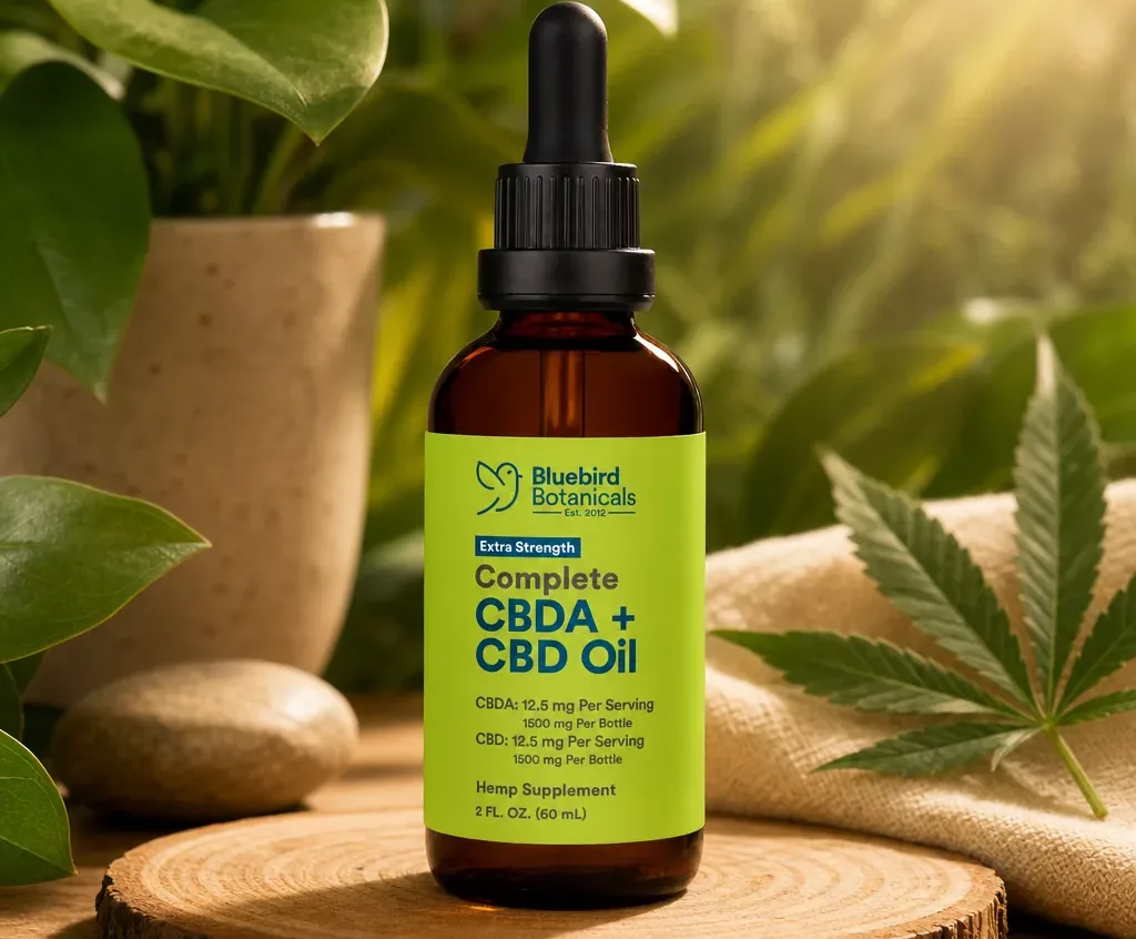 Bluebird Botanicals Complete CBDA + CBD Oil