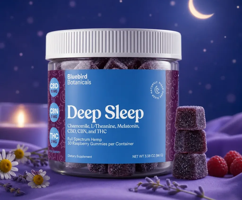 Bluebird Botanicals Deep Sleep Gummies