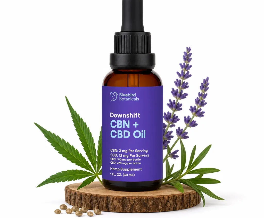 Bluebird Botanicals Downshift CBN + CBD Oil