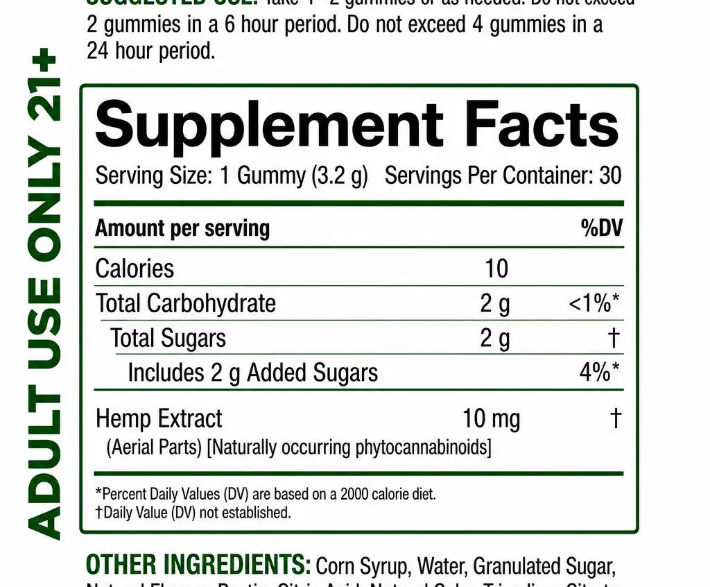 Bluebird Botanicals Lift Gummies – Blue Raspberry image 3