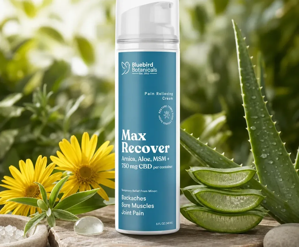 Bluebird Botanicals Max Recover Airless Pump