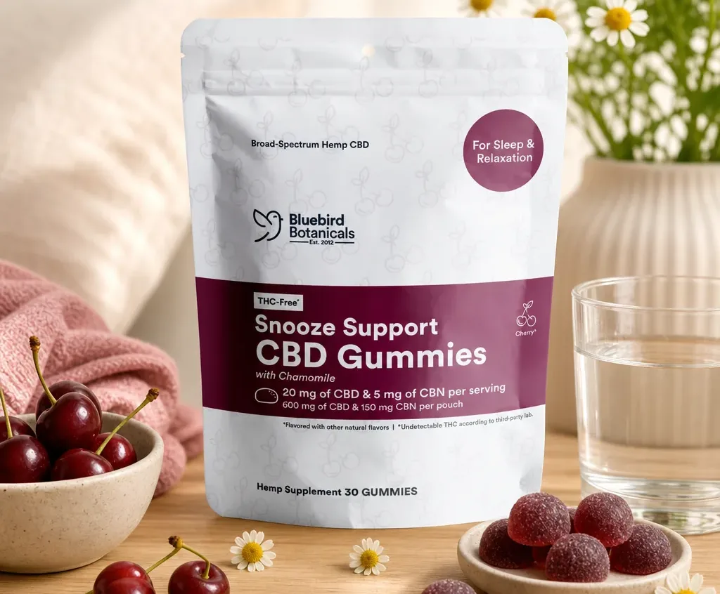 Bluebird Botanicals Snooze Support CBD Gummies