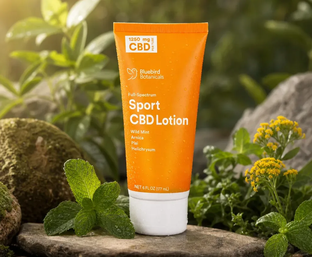 Bluebird Botanicals Sport CBD Lotion