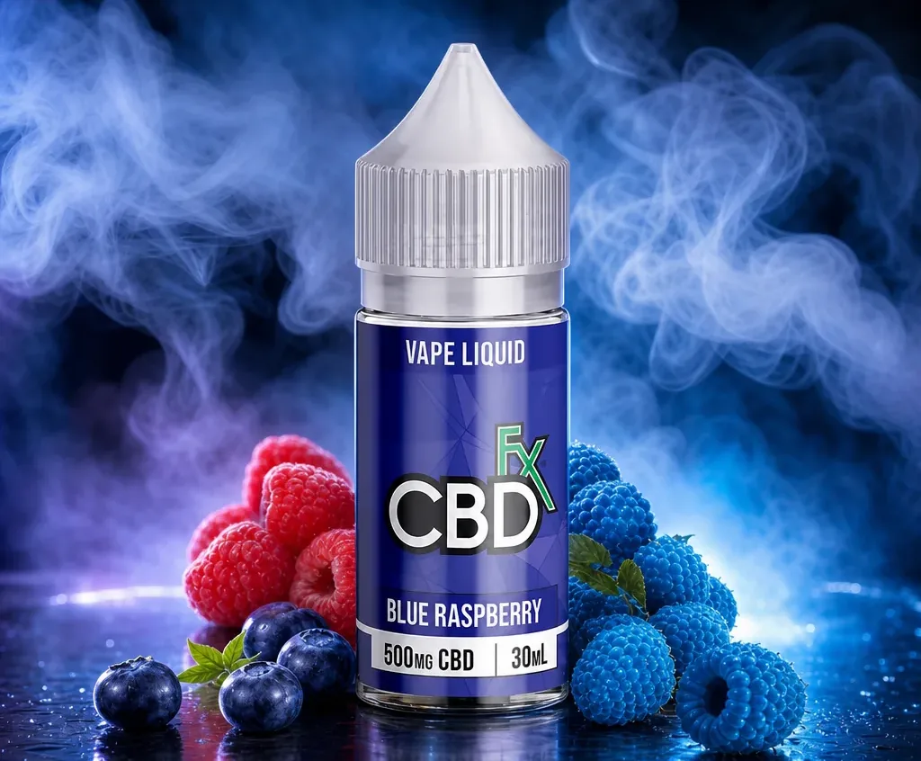 CBDfx Blue Raspberry CBD Vape Juice