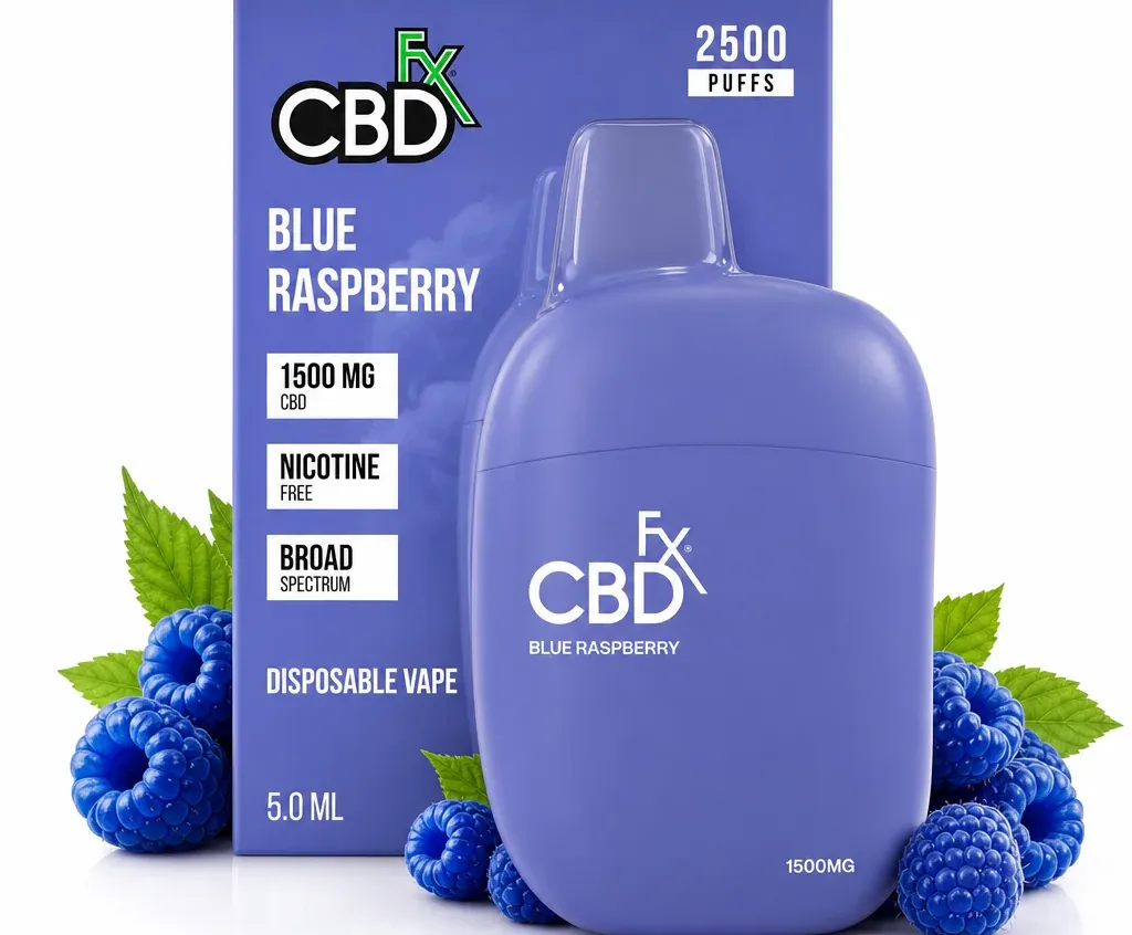 CBDfx Blue Raspberry CBD Vape Pen