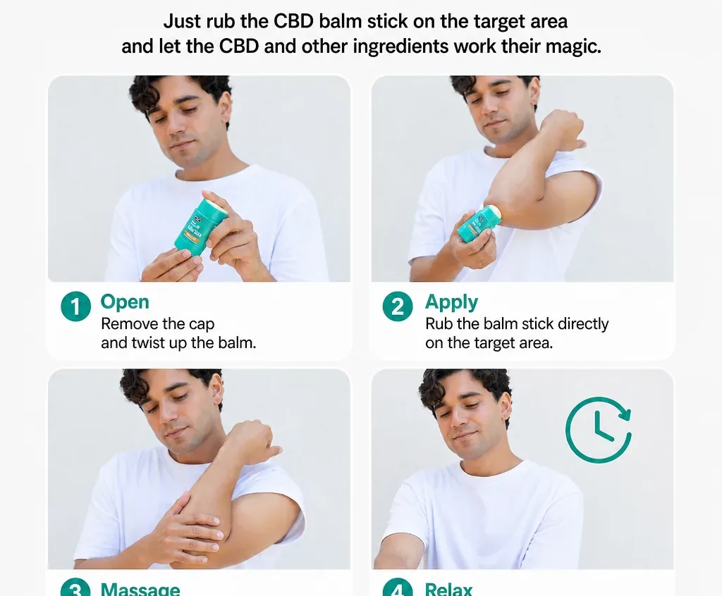 CBDfx CBD Balm Stick Muscle & Joint image 3