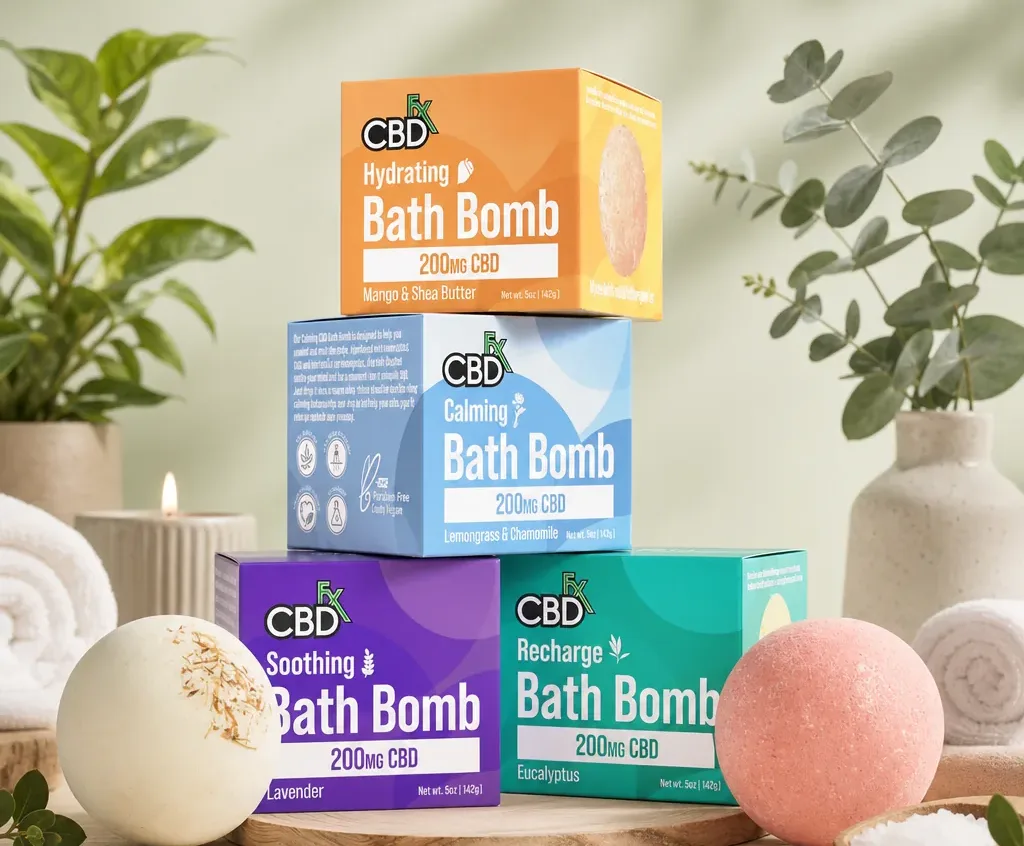 CBDfx CBD Bath Bombs