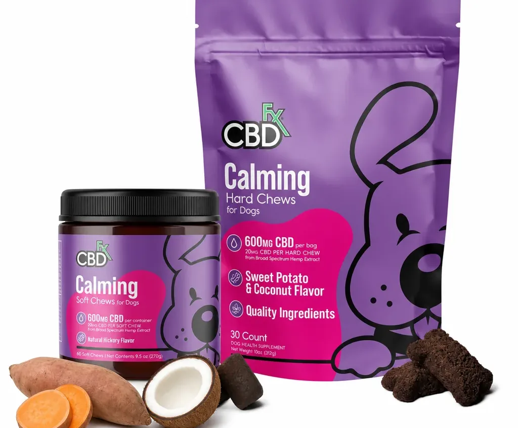 CBDfx CBD Dog Treats: Calming Chews