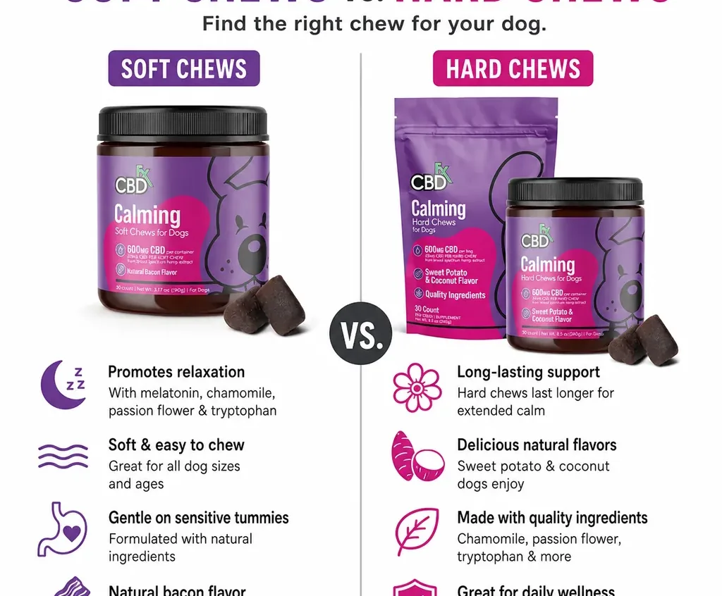 CBDfx CBD Dog Treats: Calming Chews image 2