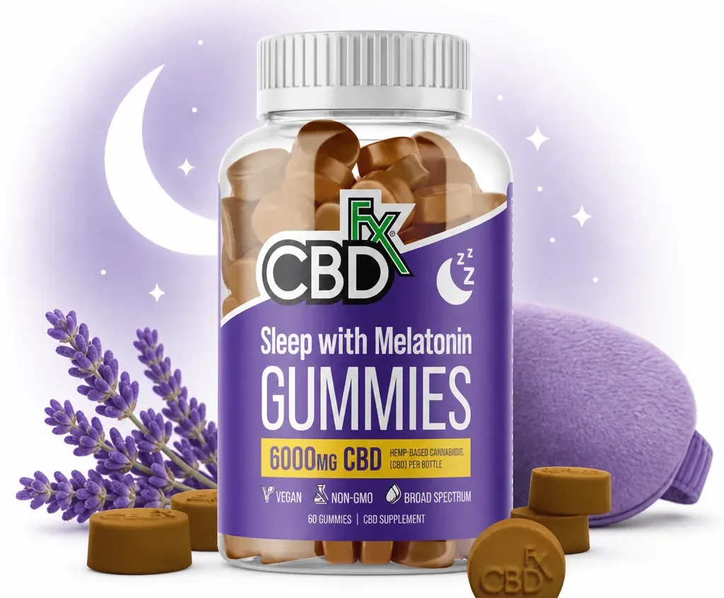 CBDfx CBD Gummies for Sleep with Melatonin