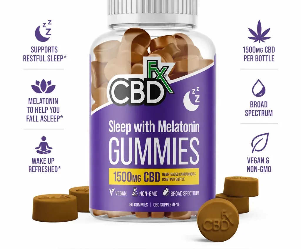 CBDfx CBD Gummies for Sleep with Melatonin image 3