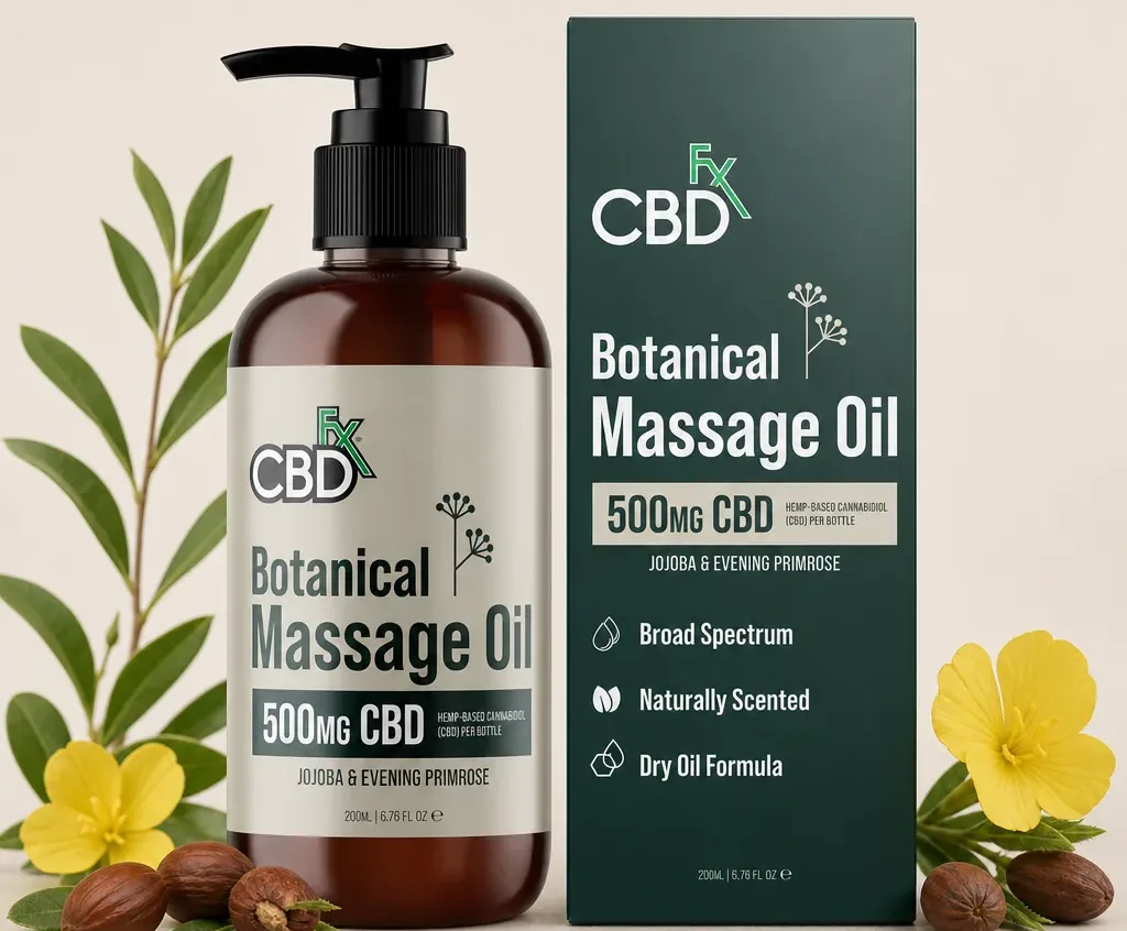 CBDfx CBD Massage Oil