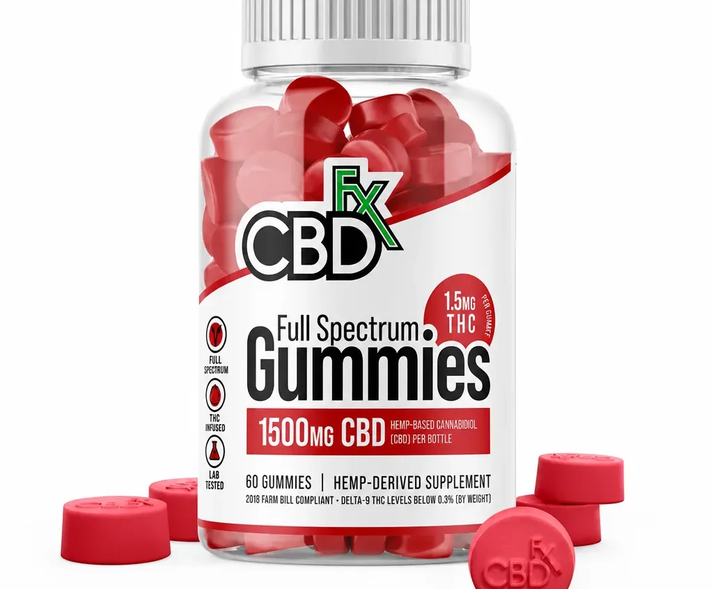 CBDfx Full Spectrum CBD Gummies - Mixed Berry
