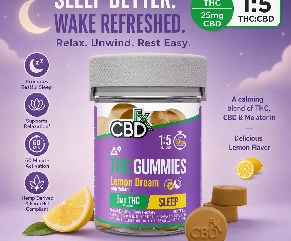 CBDfx Lemon Dream Gummies
