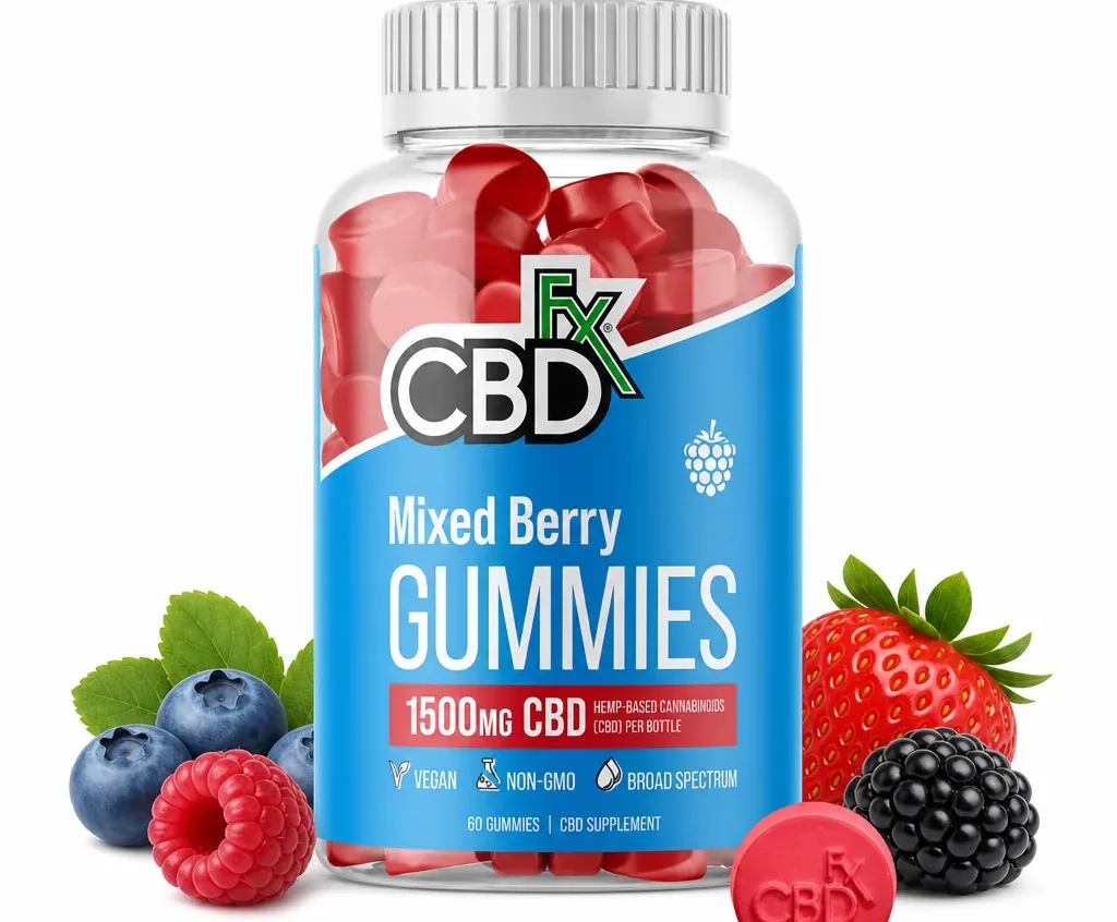 CBDfx Original Mixed Berry CBD Gummies
