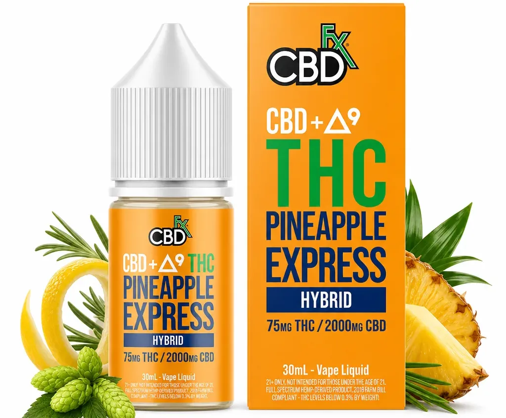 CBDfx Pineapple Express Hybrid Vape Juice