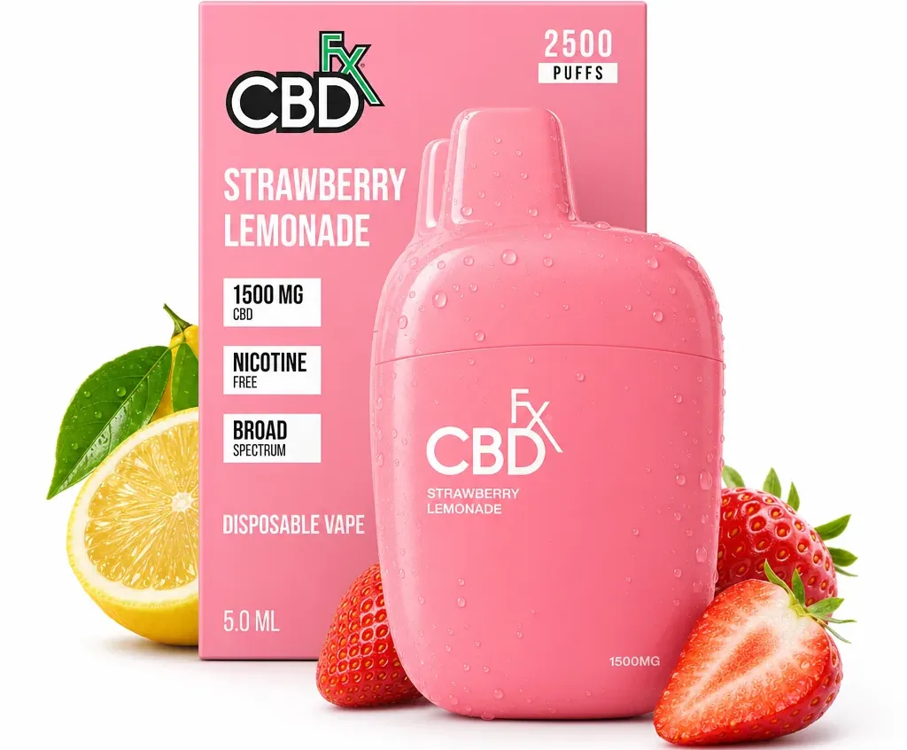 CBDfx Strawberry Lemonade CBD Vape Pen