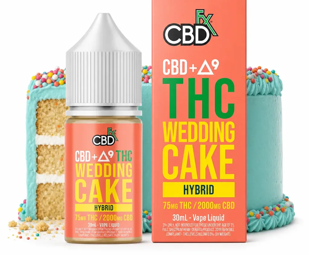 CBDfx Wedding Cake Hybrid Vape Juice